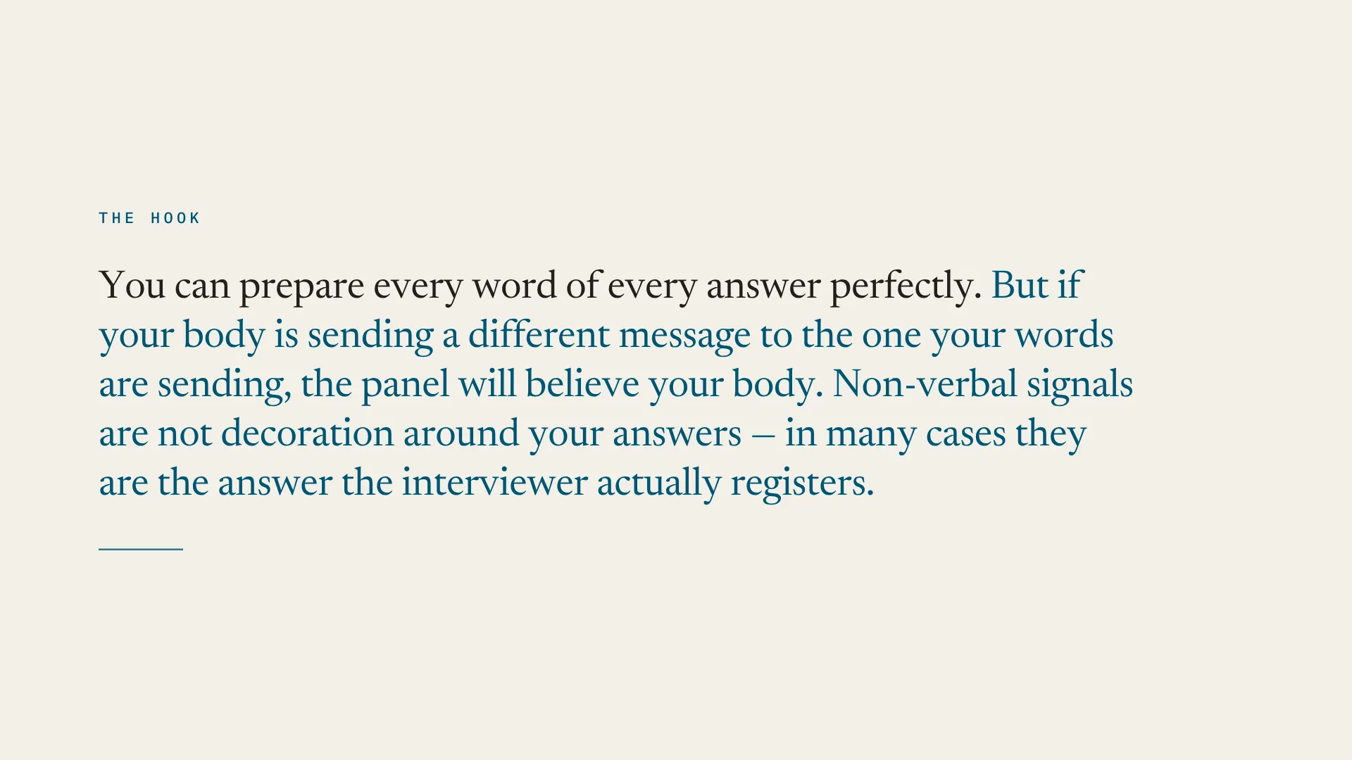 Lesson 6.2: Body Language and Non-Verbal Signals