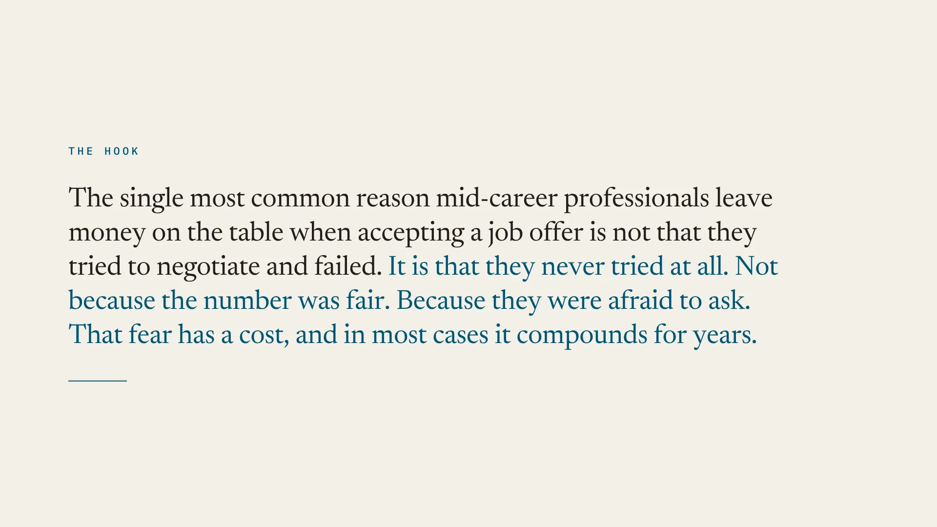 Lesson 8.2: The Salary Negotiation Mindset